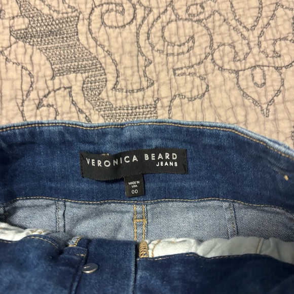 VERONICA BEARD Nazia Belted Denim Midi Pencil Skirt - Picture 8 of 11